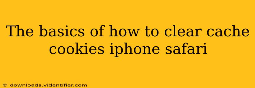 The basics of how to clear cache cookies iphone safari